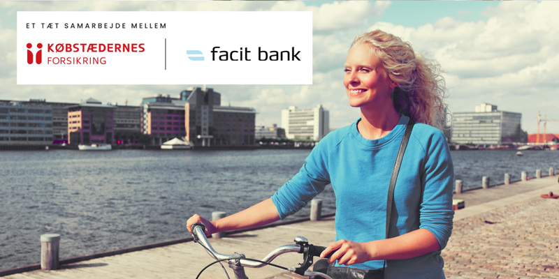 Det nye samarbejde betyder, at de danske kunder i onlinebanken Facit Bank fremover bliver henvist til Købstædernes Forsikring, når de skal have rådgivning om deres skadesforsikringer. Samarbejdet er et led i Købstædernes Forsikrings mål om vækst.   